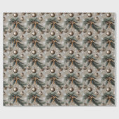 Robuust kerstfeest cadeaupapier (Vlak)