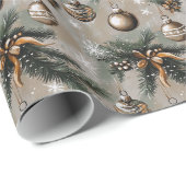 Robuust kerstfeest cadeaupapier (Rol Hoek)