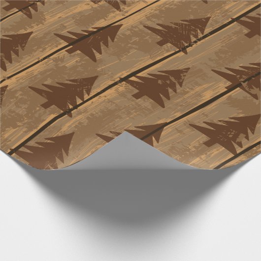 Robuust kerstfeest cadeaupapier (Hoek)