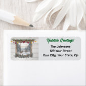 Robuust kerstfeest etiket (Insitu)