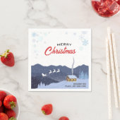 Robuust kerstfeest | Gelukkig nieuw jaar | Santa g Servet (Insitu)