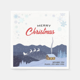 Robuust kerstfeest | Gelukkig nieuw jaar | Santa g Servet