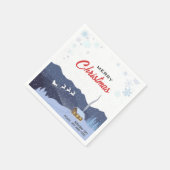 Robuust kerstfeest | Gelukkig nieuw jaar | Santa g Servet (Hoek)