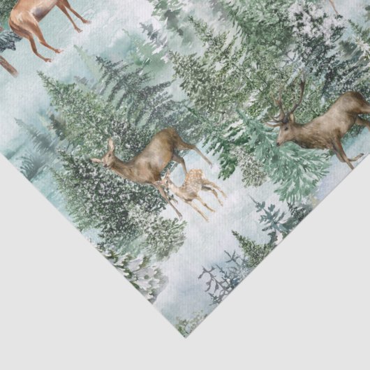 Robuust kerstfeest in ontbossing tissuepapier (Detail)