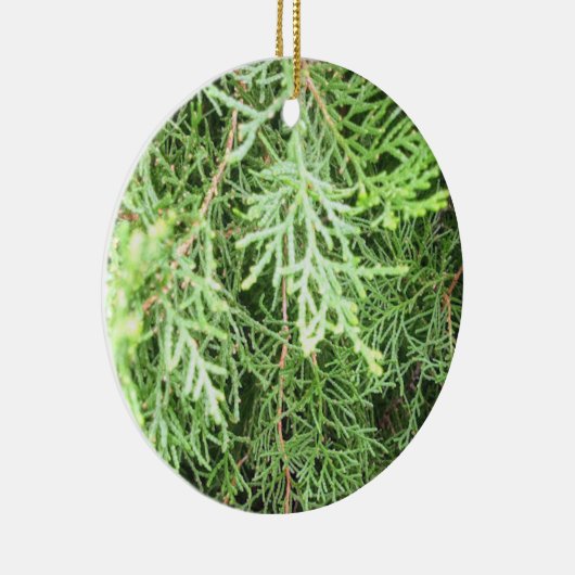 Robuust kerstfeest keramisch ornament (Rechts)