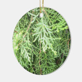 Robuust kerstfeest keramisch ornament (Links)