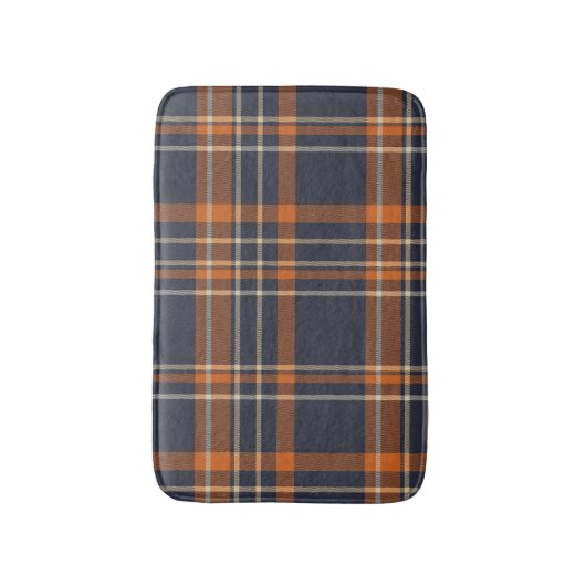 Robuust kerstfeest/winterplein badmat (Voorkant Verticaal)