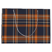 Robuust kerstfeest/winterplein groot cadeauzakje (Achterkant)