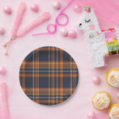 Robuust kerstfeest/winterplein papieren bordje (Feest)