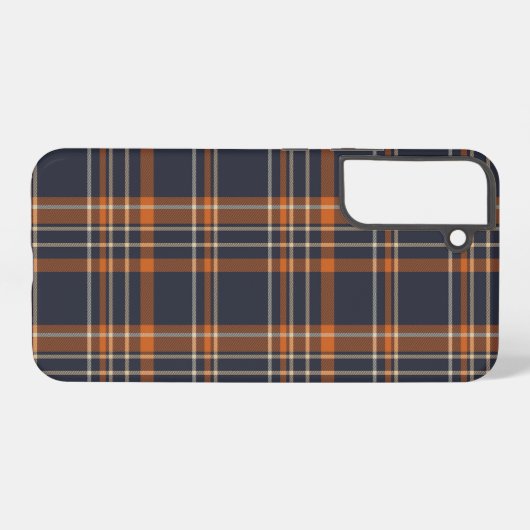 Robuust kerstfeest/winterplein samsung galaxy hoesje (Achterkant horizontaal)