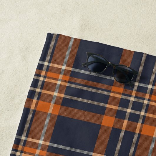 Robuust kerstfeest/winterplein strandlaken (In situ)