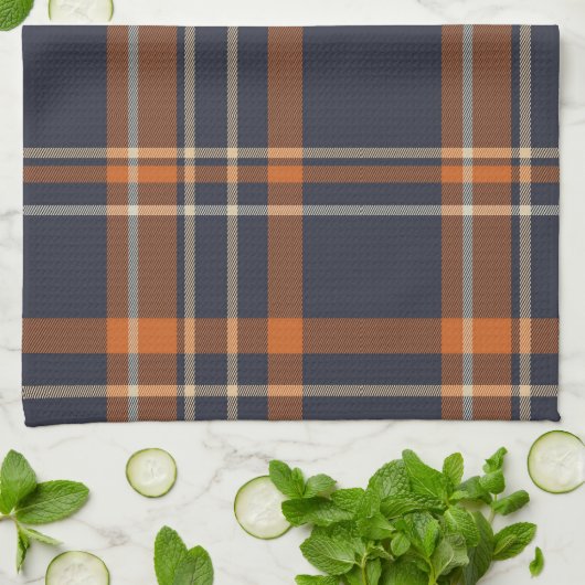 Robuust kerstfeest/winterplein theedoek (Gevouwen)