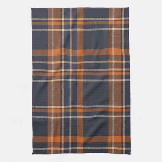 Robuust kerstfeest/winterplein theedoek (Verticaal)