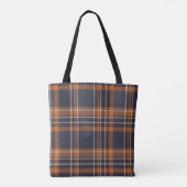 Robuust kerstfeest/winterplein tote bag (Achterkant)