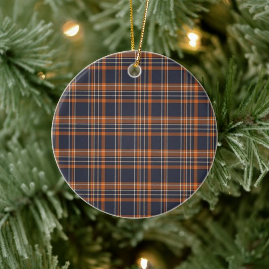 Robuust kerstgebrand keramisch ornament (Boom)