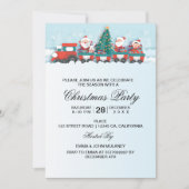 Robuust kerstland bedrijf minnetje licht kaart (Voorkant)