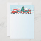 Robuust kerstland bedrijf minnetje licht kaart (Achterkant)