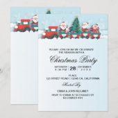 Robuust kerstland bedrijf minnetje licht kaart (Voorkant / Achterkant)