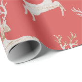 Robuust kerstpapier voor echt hout cadeaupapier (Rol Hoek)