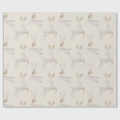 Robuust kerstpapier voor echt hout cadeaupapier (Vlak)