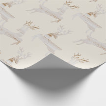 Robuust kerstpapier voor echt hout