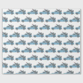 Robuust  kerstpapier voor vrachtwagens cadeaupapier (Vlak)