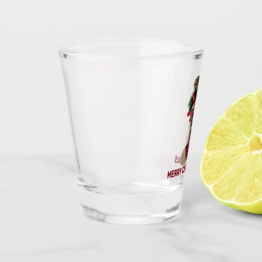 Robuust kerststookglas shot glas (Links)