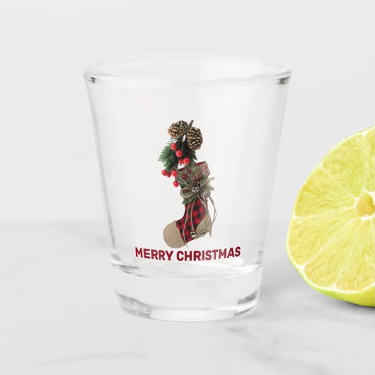 Robuust kerststookglas shot glas