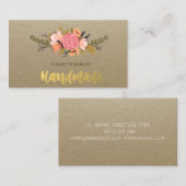 Robuust, kraft, Waterverf ventilator Visitekaartje (Voorkant / Achterkant)