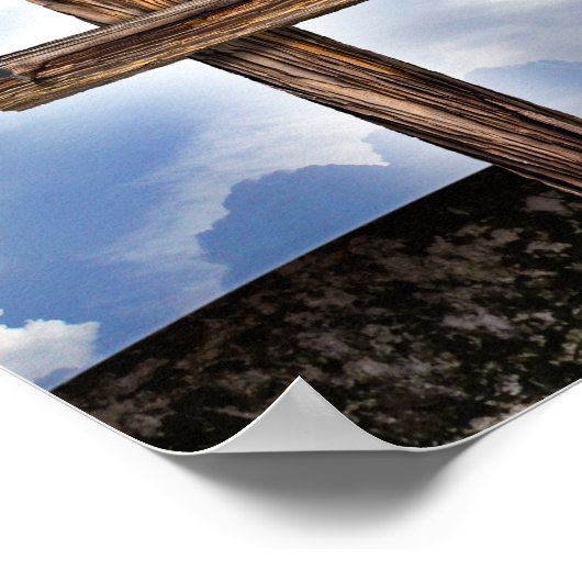 Robuust kruis met Sky Poster (Hoek)