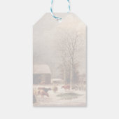 Robuust kunsthuis Schilderen met Label met hoge gl Cadeaulabel (Achterkant)