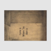 Robuust land barn bruine textuur tissuepapier (Voorkant)