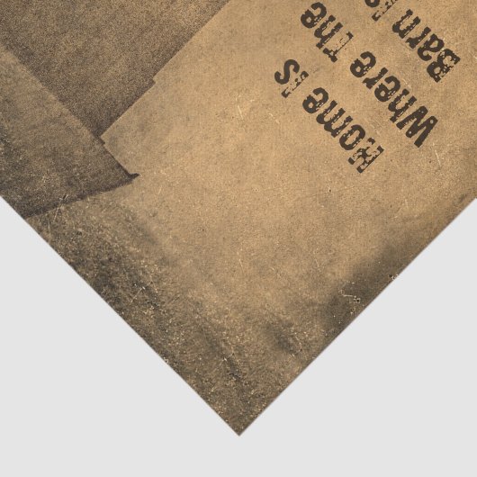 Robuust land barn bruine textuur tissuepapier (Detail)