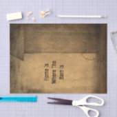 Robuust land barn bruine textuur tissuepapier (Craft)