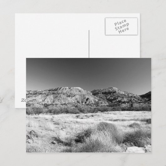 Robuust land briefkaart (Voorkant / Achterkant)