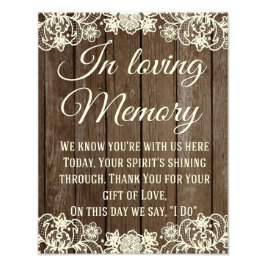 Robuust land in liefdevol huwelijksbord foto afdruk