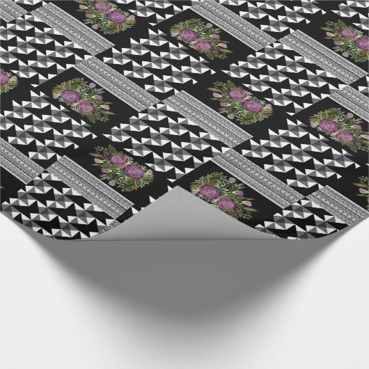 Robuust, lappendeken, rozen cadeaupapier (Hoek)