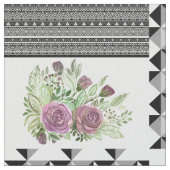 Robuust, lappendeken, rozen stof (Close Up)