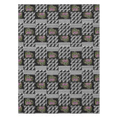 Robuust, lappendeken, rozen tafelkleed (Voorkant)