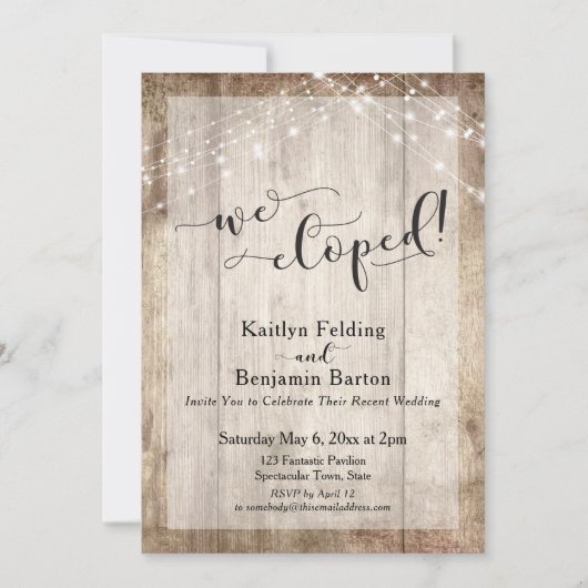 Robuust licht hout en licht, we hebben het uitgepu kaart (Voorkant)