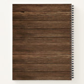 Robuust licht romantisch baby shower gastenboek notitieboek (Achterkant)