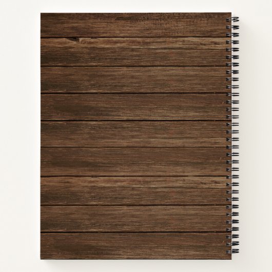 Robuust licht romantisch baby shower gastenboek notitieboek (Achterkant)