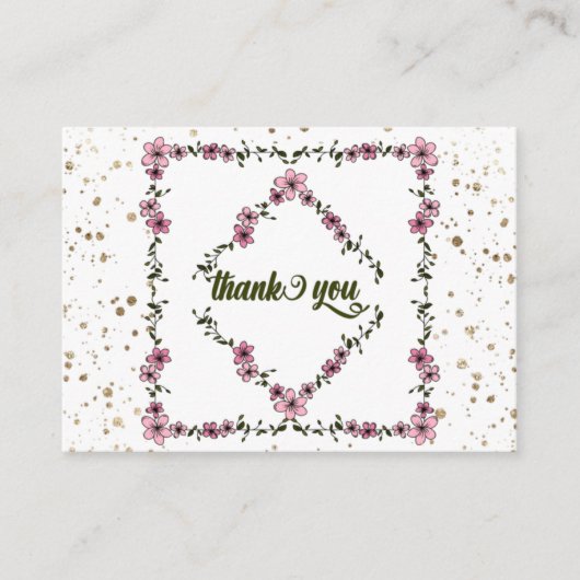 Robuust lijst patroon modern script, postcad informatiekaartje (Voorkant)