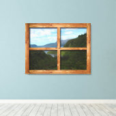 Robuust lijst uitzicht van Nieuw-Zeeland Canvas Afdruk (Insitu (Houten vloer))