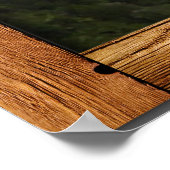 Robuust lijst uitzicht van Nieuw-Zeeland Poster (Hoek)