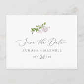 Robuust Lila horizontaal sparen het Briefkaart van (Voorkant)