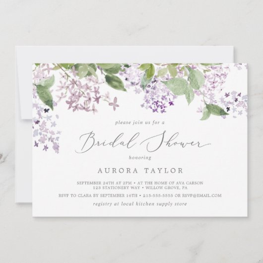 Robuust Lila horizontaal Vrijgezellenfeest Kaart (Voorkant)