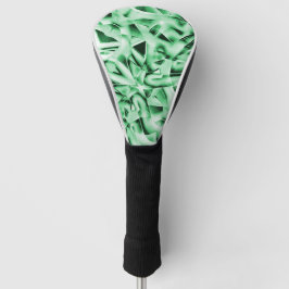 Robuust of niet, witte groene, vreemde doorsnede golfheadcover