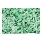 Robuust of niet, witte groene, vreemde doorsnede kussensloop (Voorkant-Rechts)