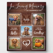 Robuust om geheugen van 5 Afbeelding Pet te houden Fotoplaat (Voorkant)